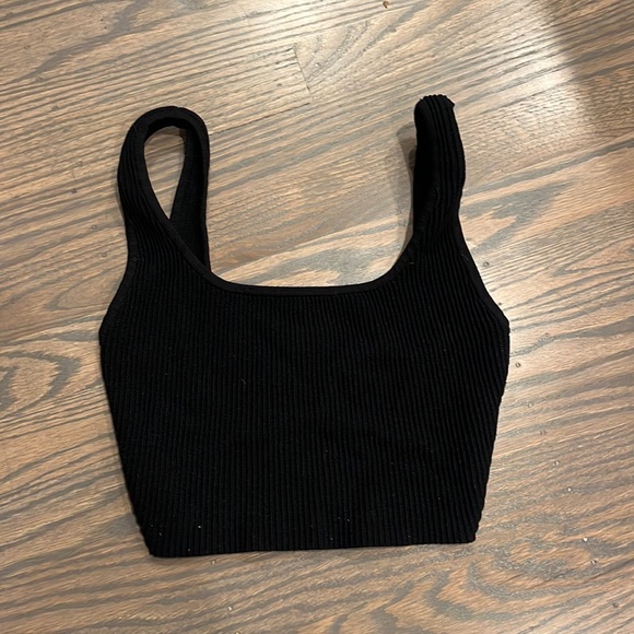 Aritzia Tops Aritzia Black Tank Top Poshmark